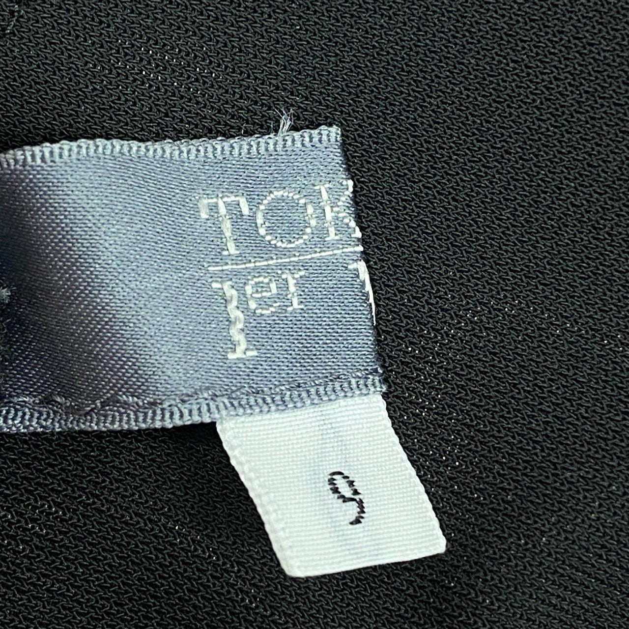 56k26 TOKUKO 1er VOL トクコプルミエヴォル 長袖ワンピース ロングワンピース Aライン プリント 9 ブラック レディースu02t