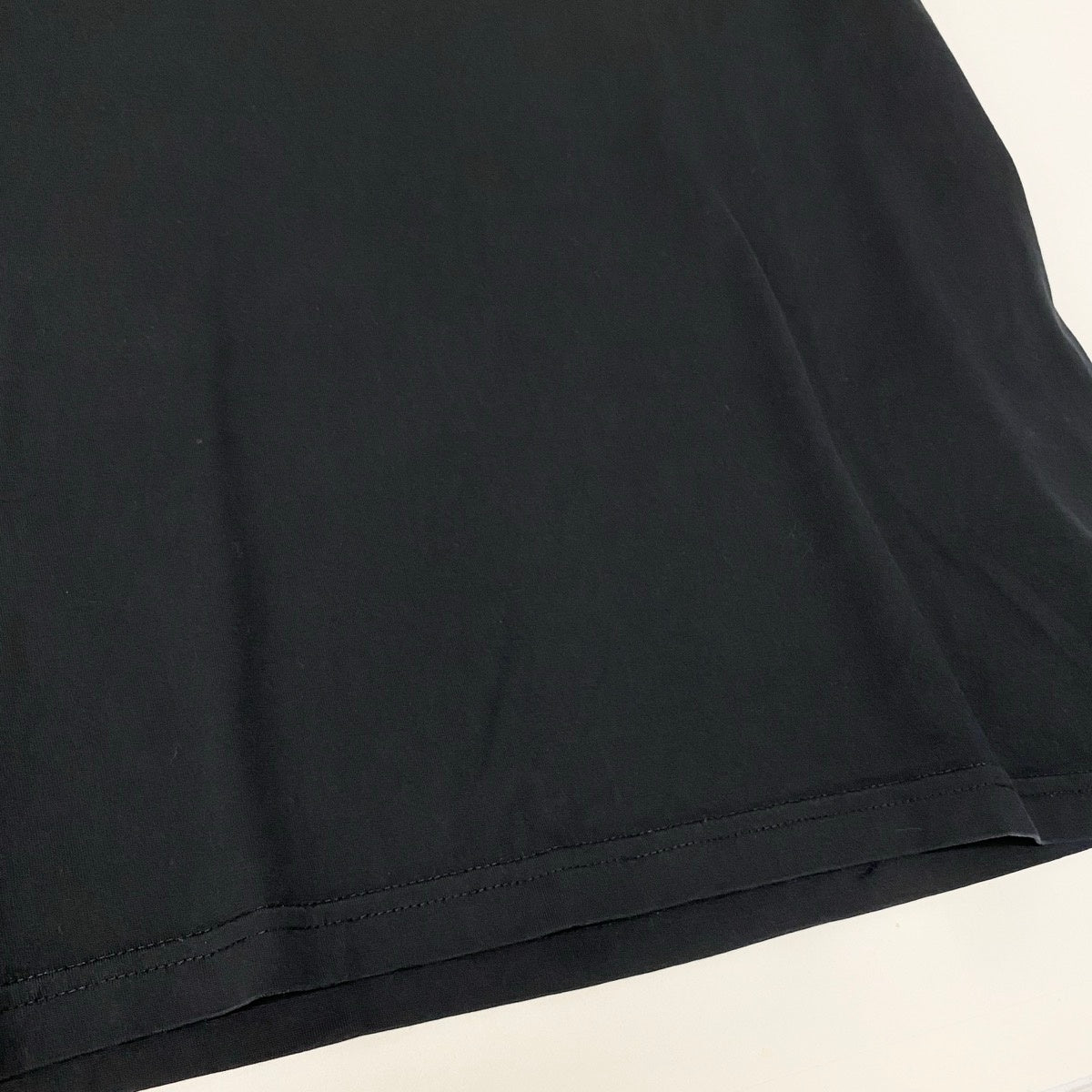 Mg9 GIVENCHY ジバンシィ ロゴプリント 半袖Tシャツ リブネック BM70K93002 サイズM ブラック コットン100％ メンズta2