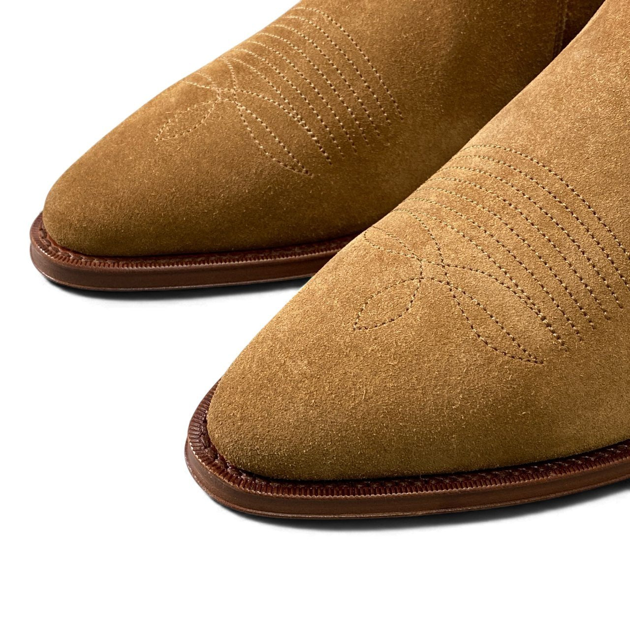 1L11【極美品】CELINE セリーヌ エディスリマン ウエスタンブーツ チェルシーブーツ ハバナ サイズ40 ベージュ スウェード メンズ 男性用 靴k02i