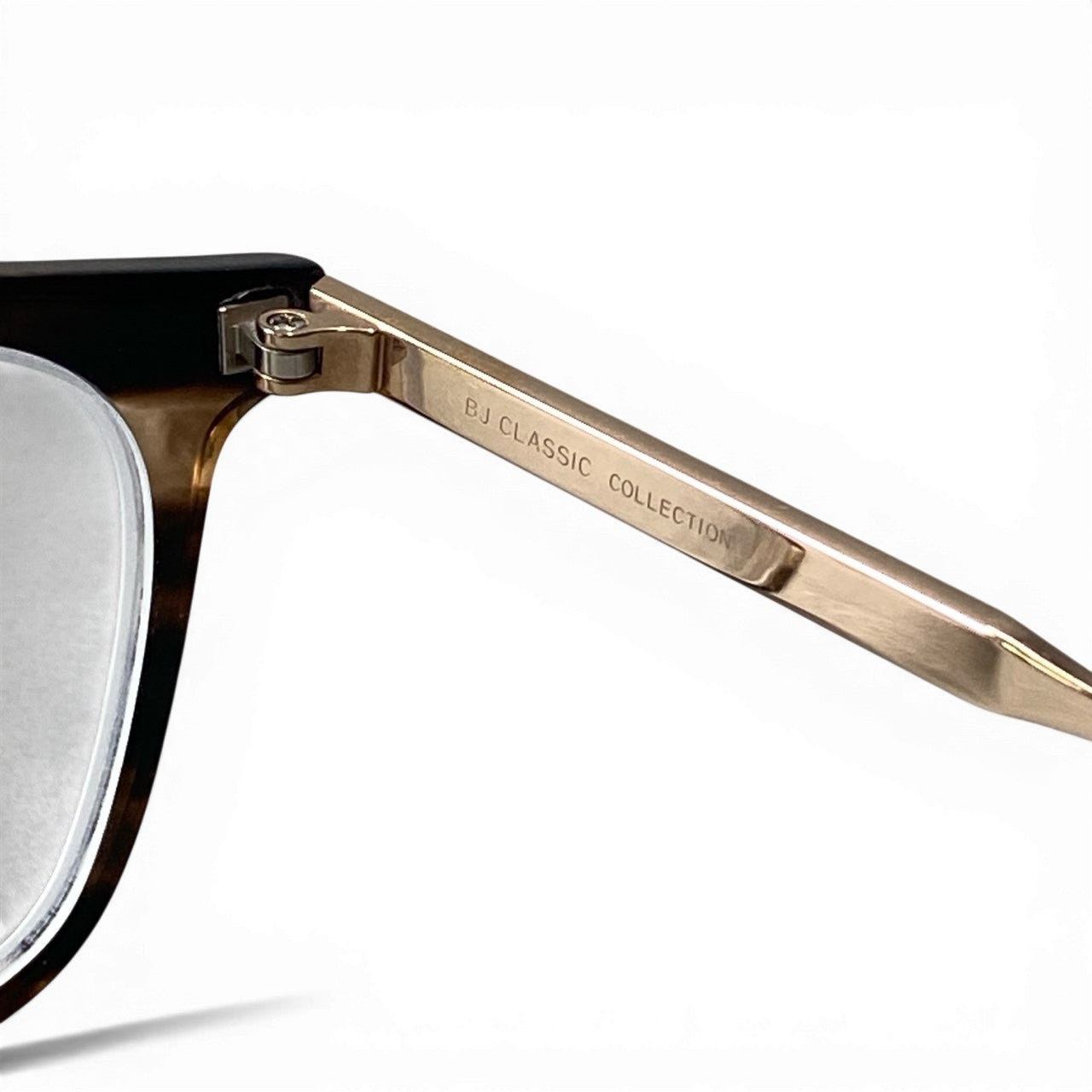 c23 BJ CLASSIC COLLECTION ビージェイクラシック チタニウム 度入り メガネ アイウェア クロササゴールドk02i