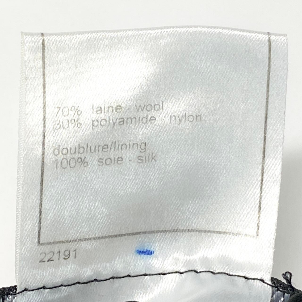 Cd23 CHANEL シャネル 2003年 ツイードスカート 膝丈スカート ロゴプレート サイズ36 ブラック ホワイト レディース 女性用u02t