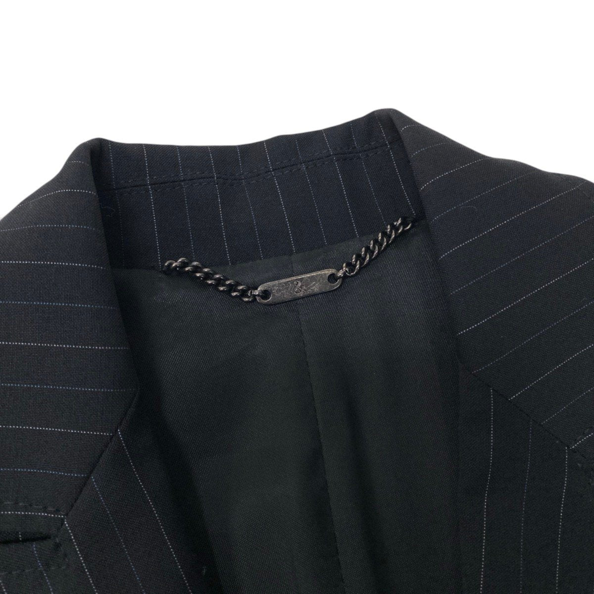 22i28 DOLCE&GABBANA ドルチェアンドガッパーナ スーツセットアップ テーラードジャケット スラックス ストライプ 40サイズ ブラック レディース 女性用u02t