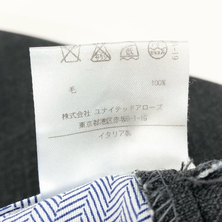 33g23 Rota ロータ ボトムス ウールパンツ フォーマル スーツ スラックス イタリア製 メンズ 男性用 48 グレー