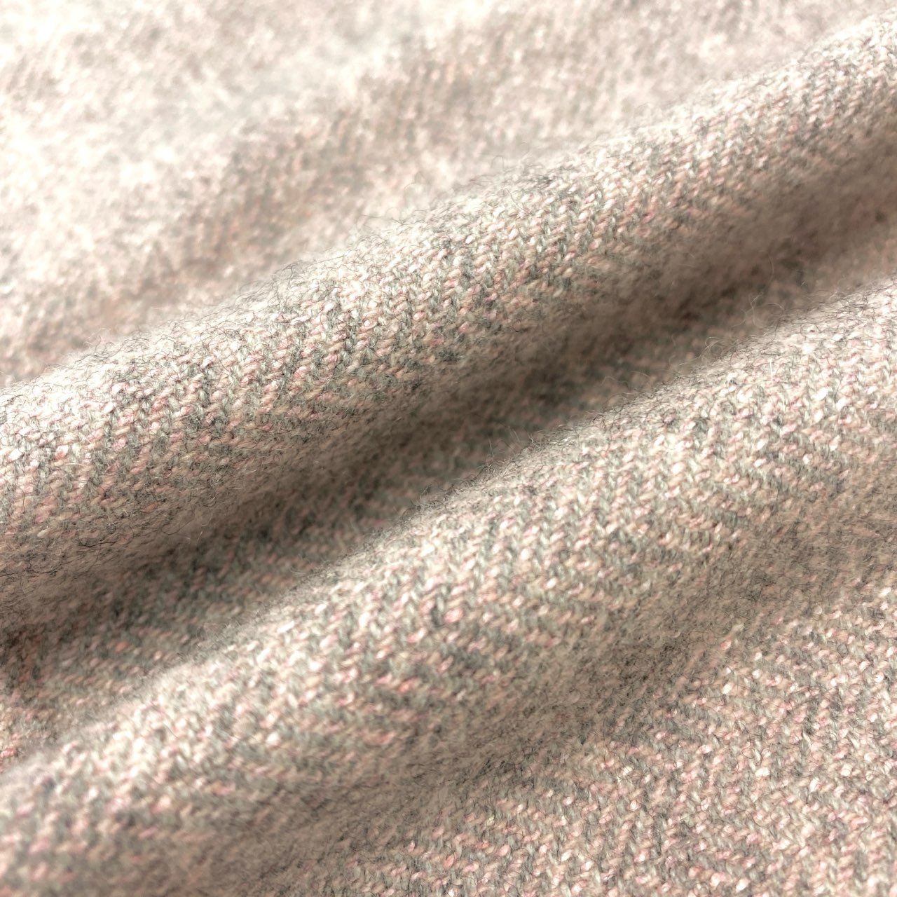 66l1 mila schon ミラショーン テーラードジャケット シングル 2B ヘリンボーン メンズ 紳士服 96 AB5 ピンク グレー ウール カシミヤ シルクu02t