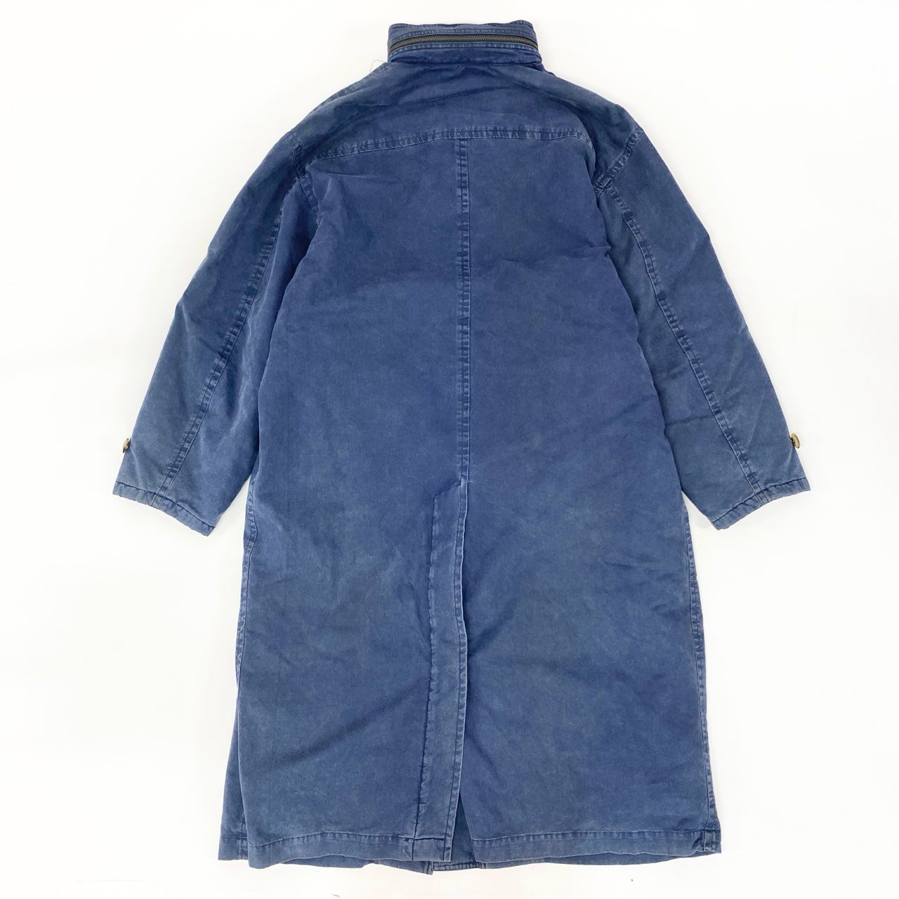 27j22 ARMANI JEANS アルマーニジーンズ ミリタリーコート ミリタリージャケット 90’s アーカイブ フーディー 48サイズ ネイビー メンズu02t