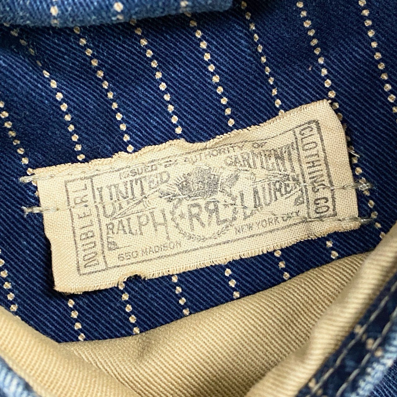 33L4 DOUBLE RL ダブルアールエル RRL ストライプ デニムペインターパンツ 32 インディゴブルー Ralph Lauren ラルフローレン USA製 ジーンズt18r