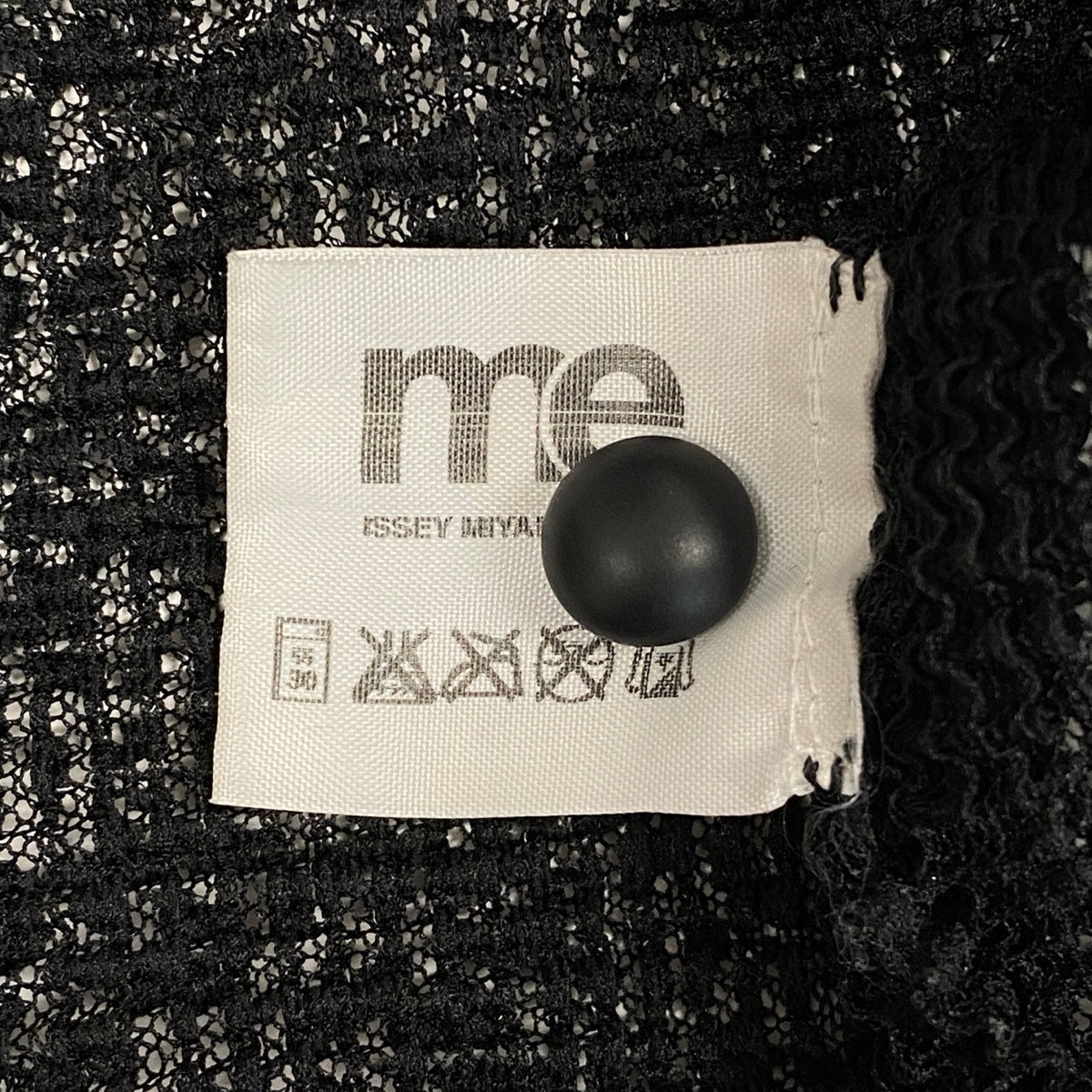 Ah28 me ISSEY MIYAKE ミーイッセイミヤケ プリーツトッパーカーディガン シアー ブラック ポリエステル レディースo07t