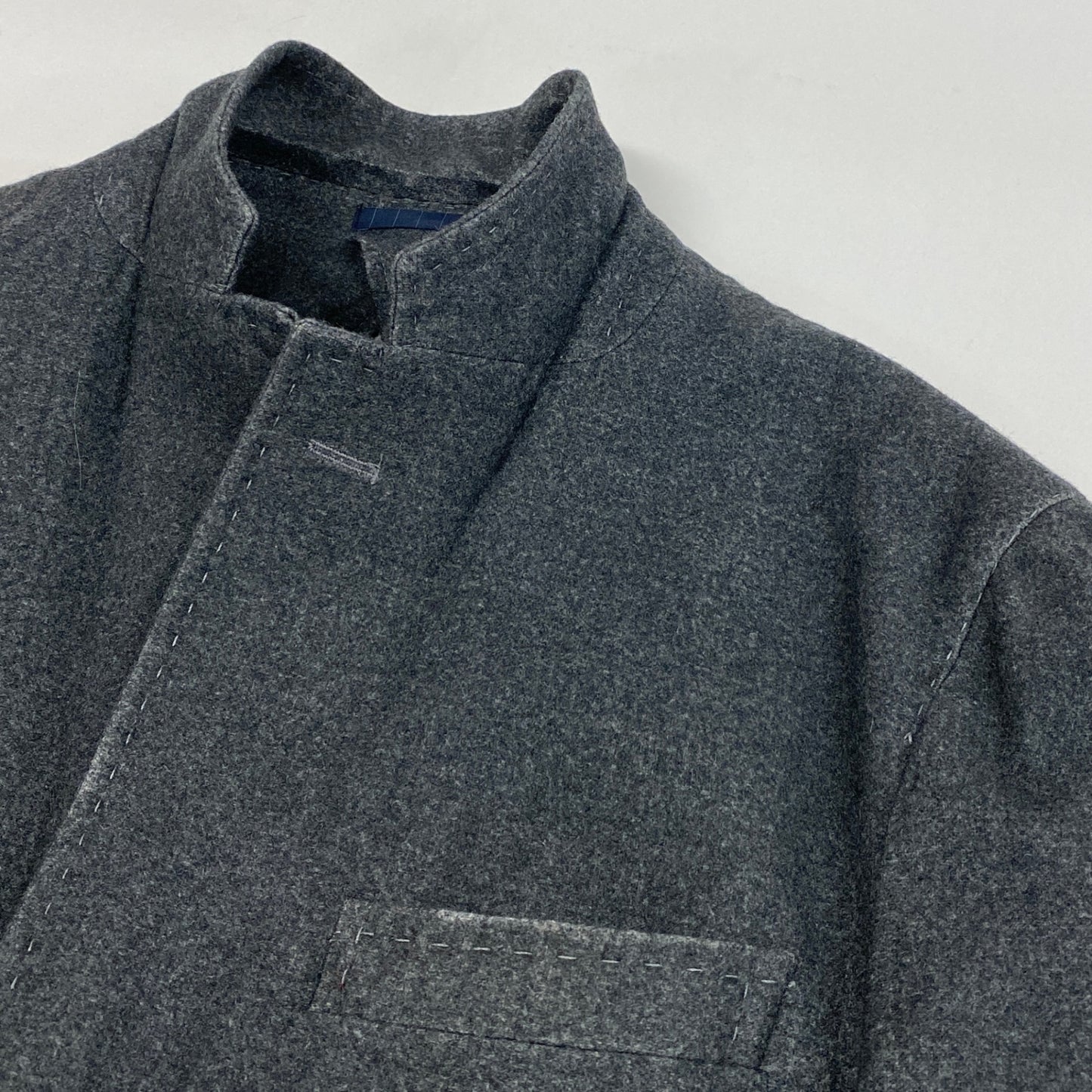 52l20 Pal Zileri パルジレリ テーラードジャケット シングルブレスト 薄手アウター 50 グレー メンズ 男性用o07t