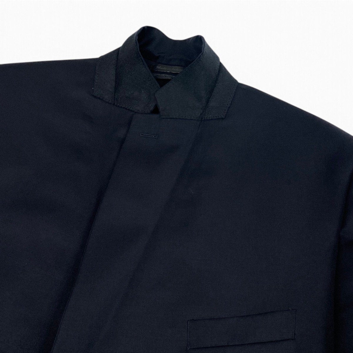 62j5 【美品】LAUREN RALPH LAUREN ローレンラルフローレン 大きいサイズ スーツセットアップ テーラードジャケット スラックスパンツ 50Lサイズ ネイビー ウール100％ メンズ 男性用u02t