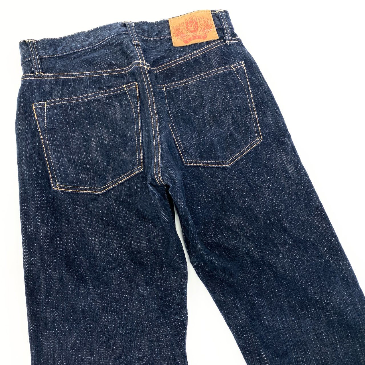 5c3 ONI DENIM 鬼デニム 阿波正藍染 デニムパンツ ジーンズ ボトムス 日本製 29インチ インディゴ レディース 女性用o07t