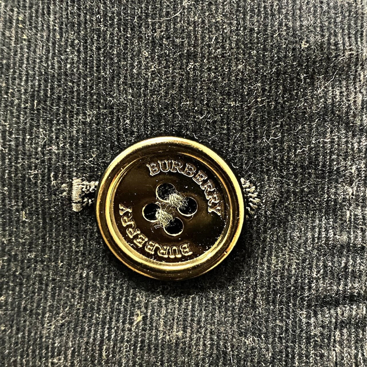 32e16 BURBERRY LONDON バーバリーロンドン コーデュロイジャケット ノバチェック ブレザー  FC315-702-28 36サイズ ネイビー レディース 女性用t18r