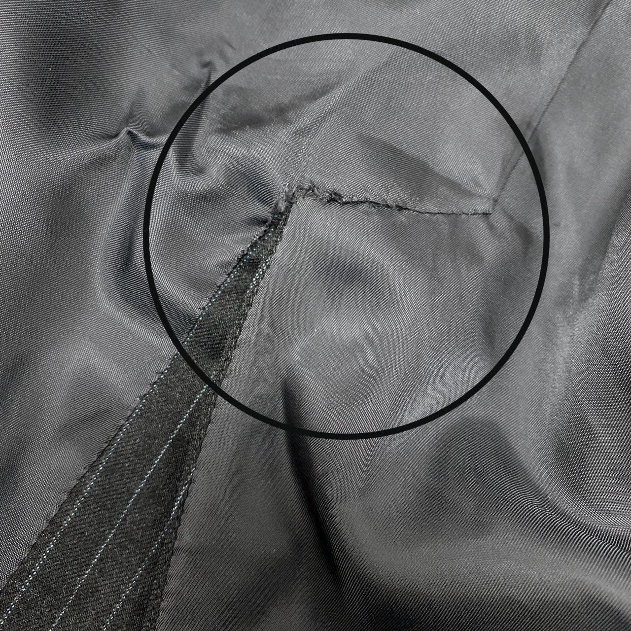 51Ⅼ2 Brooks Brothers ブルックスブラザーズ セットアップスーツ シングル 3B ストライプ柄 ウール混 メンズ 紳士服 ビジネス 40REG ブラックu02t