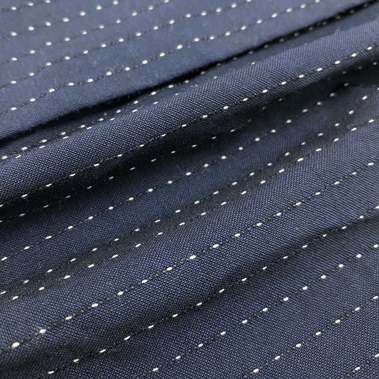 20L2【美品】COMME des GARCONS HOME PLUS コムデギャルソンオムプリュス ピンストライプ ロングジャケット 13SS ジャケットコート アウター PK-J026-051-2-1 XSサイズ ネイビー メンズo07t