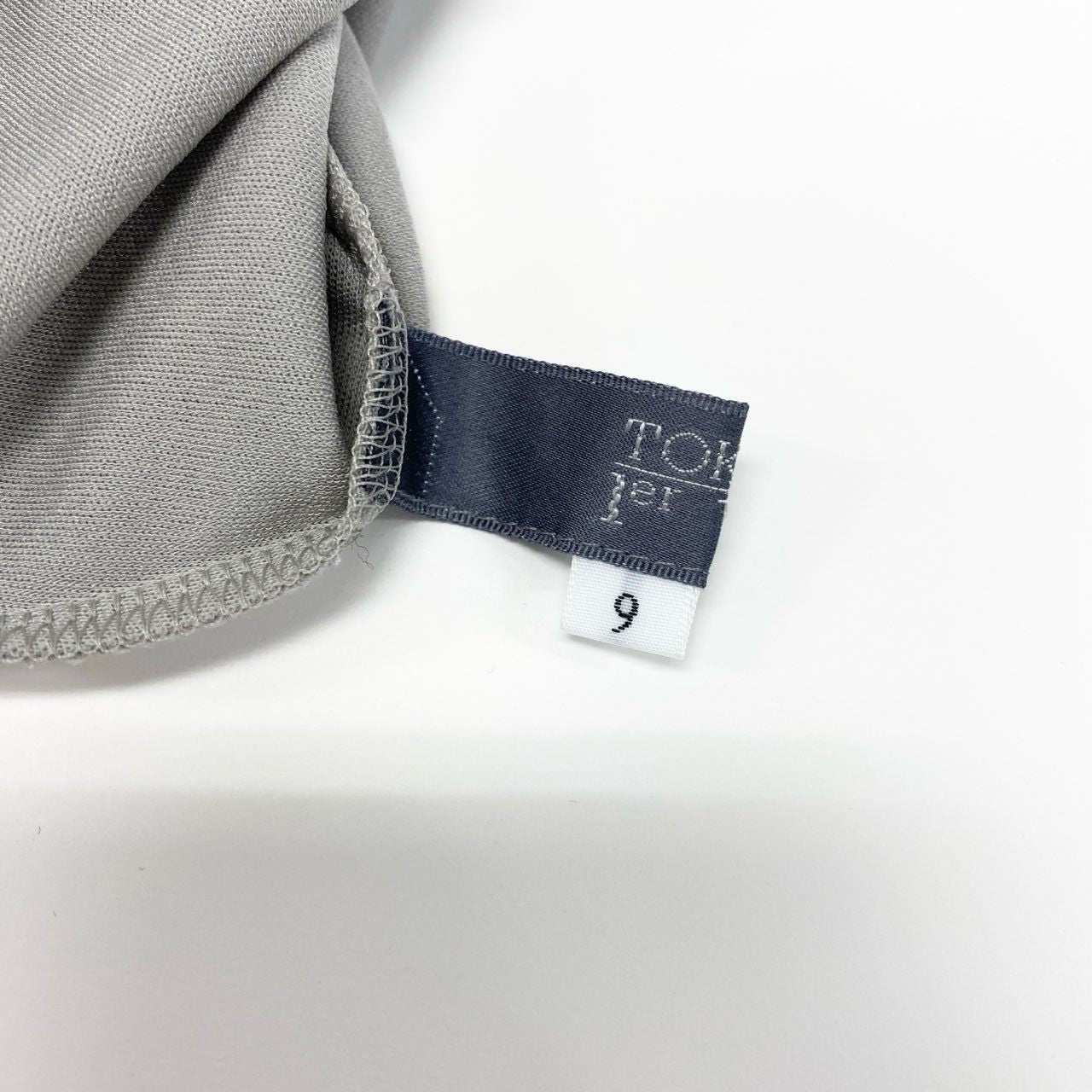 83Ⅼ2 TOKUKO 1er VOL トクコプルミエヴォル アンサンブル 7分袖ワンピース フリルスリーブ シアーカーディガン メッシュ 異素材切替 レディース 9 グレーu02t