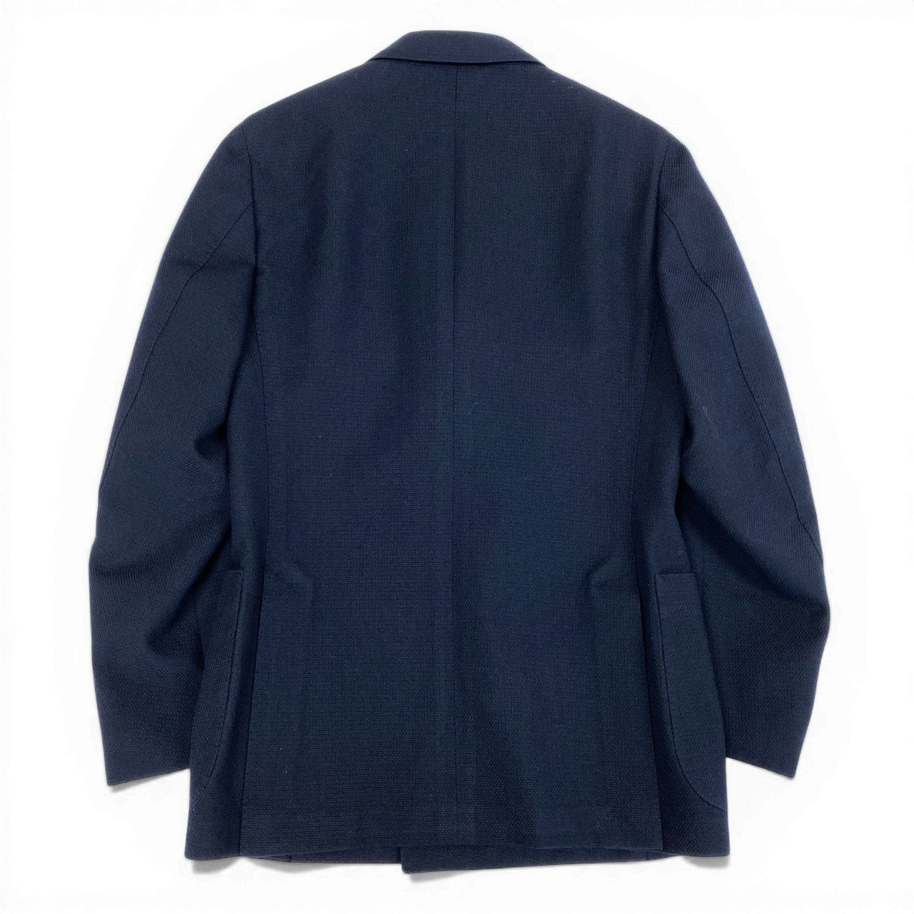 63d13 LARDINI ラルディーニ テーラードジャケット ウールジャケット ダブルブレスト イタリア製 サイズ42 ネイビー メンズ 紳士服o07t