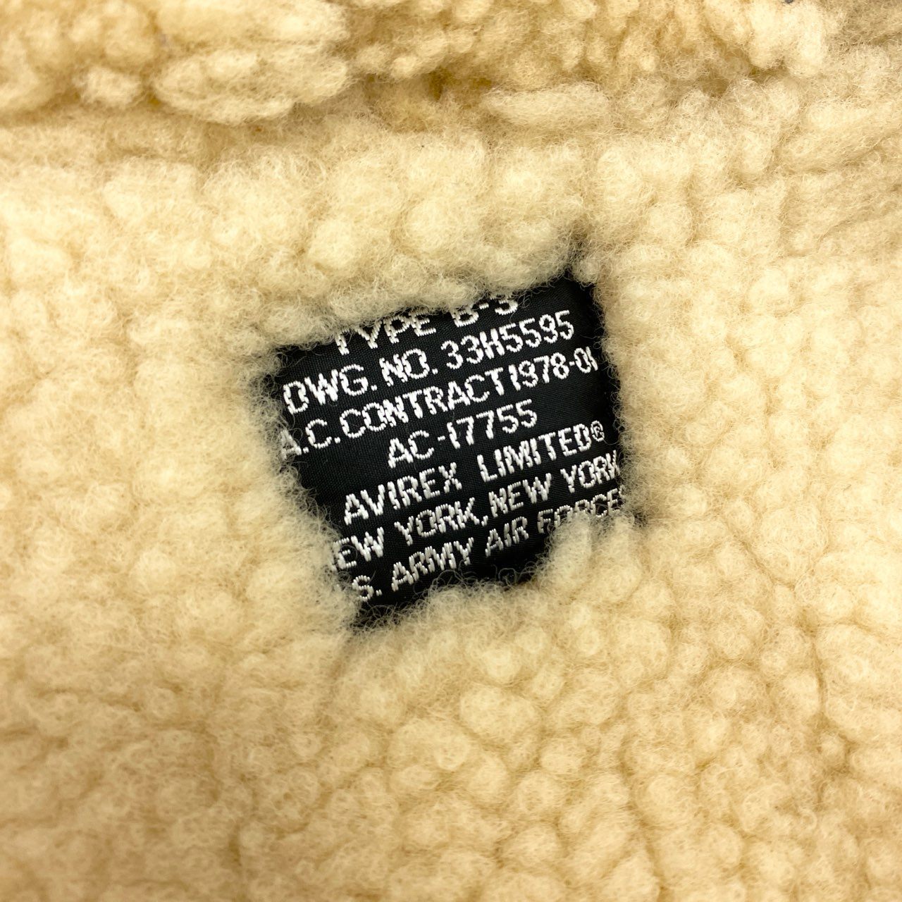 35j22 AVIREX アヴィレックス B-3 ヤンキーギャル ボア フライトジャケット 6151094 38 ブラウン YANKEE GAL ムートン アメカジt18r