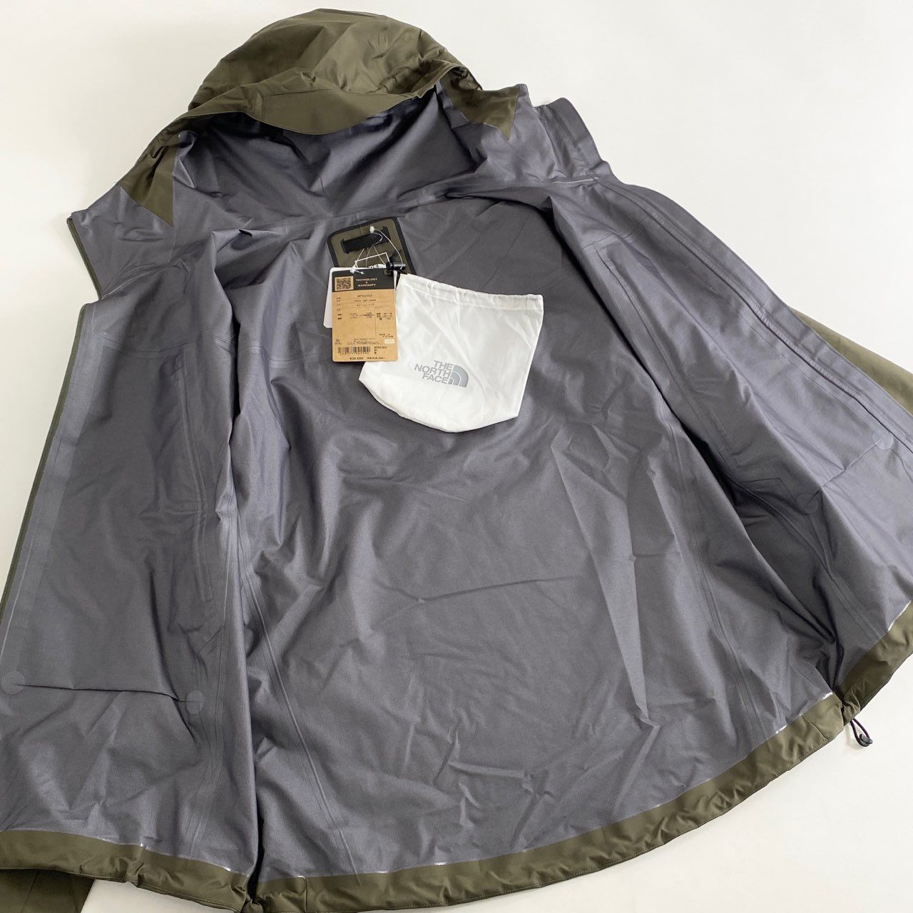 27h21 《新品保管品》 THE NORTH FACE ザ ノースフェイス Climb Light Jacket クライムライトジャケット ナイロンジャケット NP62303 M カーキ ニュートーブ ナイロン GORE-TEX メンズ