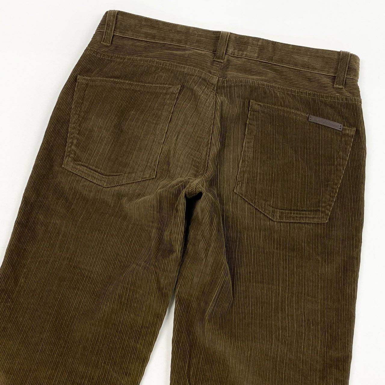 31L8 DOLCE&GABBANA DENIM ドルチェアンドガッパーナ イタリア製 14STRETCH コーデュロイパンツ ボトムス 伸縮ストレッチ○ メンズ 紳士服 44 カーキ系k02i