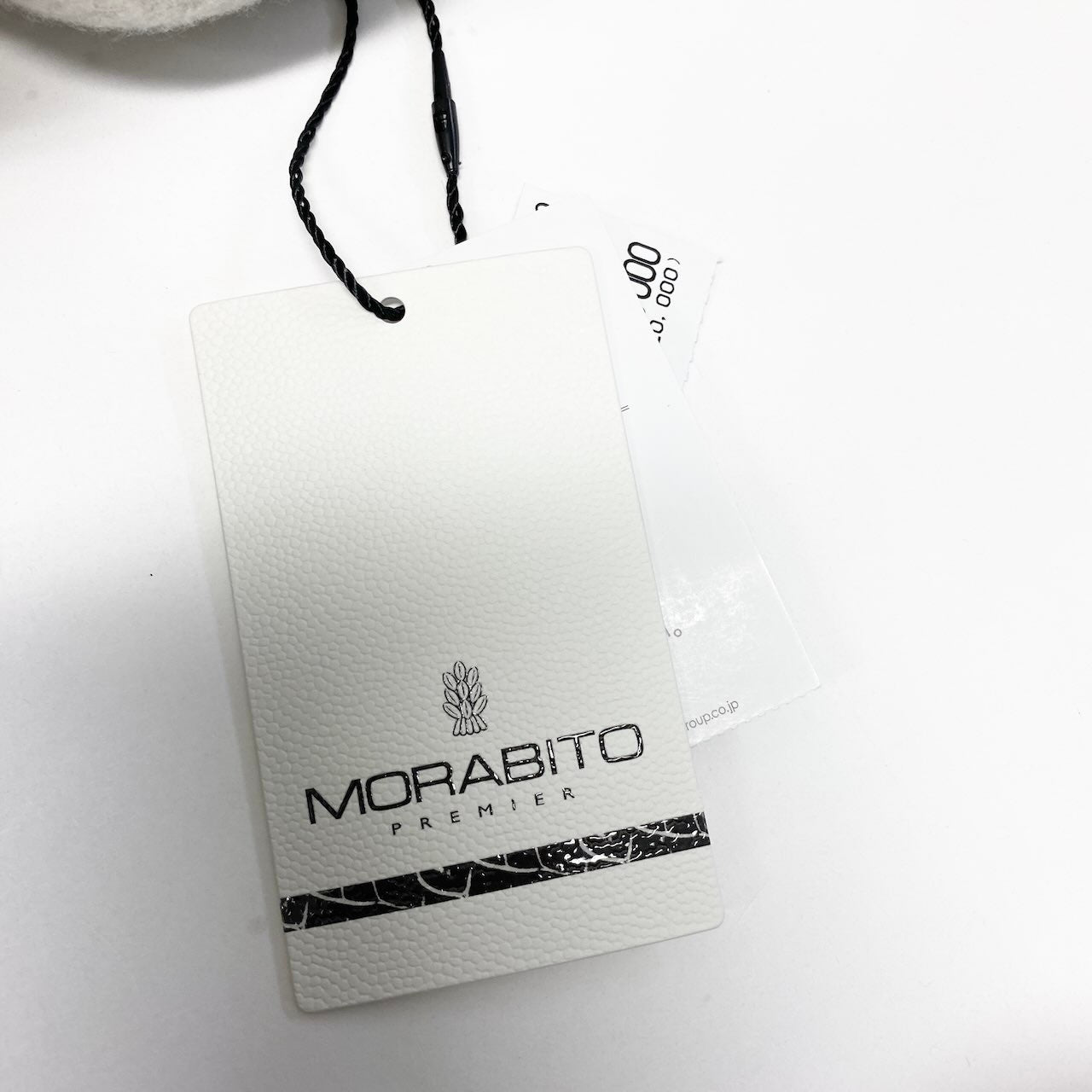 22d12 【未使用タグ付】 MORABITO PREMIER モラビト 定価￥220.000 ハーフコート フーディージャケット ニットスリーブ ケーブルニット サイズ38 ライトベージュ レディース 女性用u02t