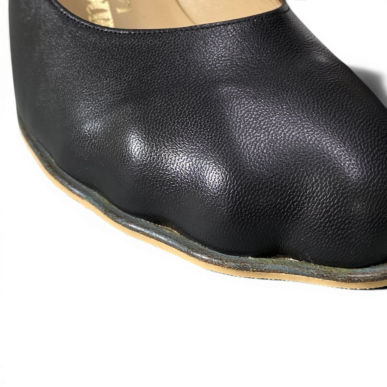 1f10 Vivienne Westwood ヴィヴィアンウエストウッド アンクルストラップ ヒールパンプス アニマルトゥ 英国製 サイズ6 ブラック レディース 女性靴u02t