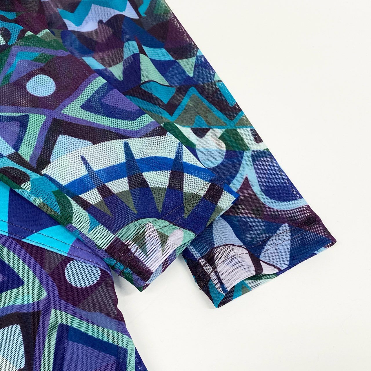 76k21《美品》 TOKUKO 1er VOL トクコプルミエヴォル シアー ロングワンピース アシンメトリーワンピース ペチコート付 総柄 レディース 女性用 9 マルチカラーu02t