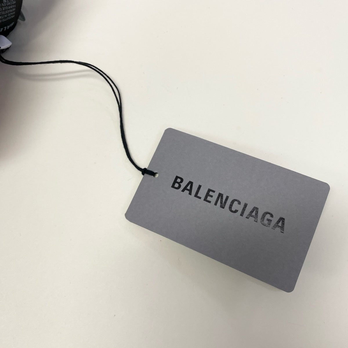 Eg8 【新品保管品】BALENCIAGA ウールツイールシャツジャケット 46サイズ ブラック メンズ 男性用u02t
