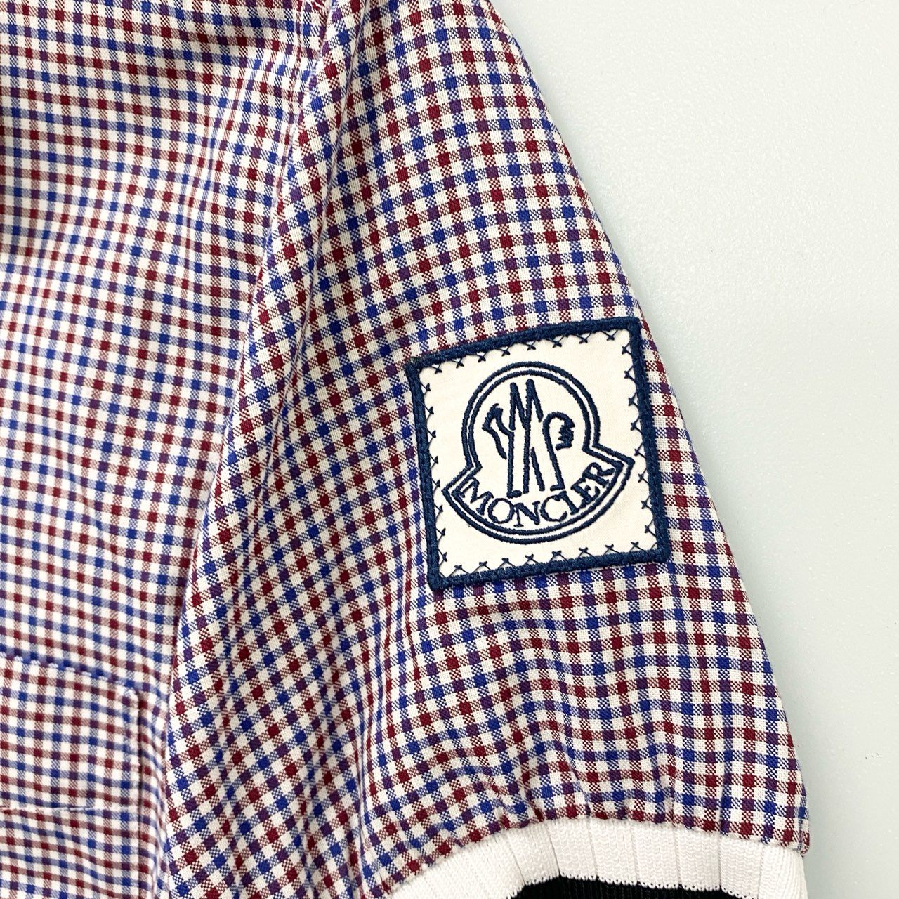 83b17 MONCLER GAMME BLEU モンクレール ガムブルー CAMICIA チェック柄 半袖シャツ トリコロール 513915330600 1 マルチカラー コットン メンズo07t
