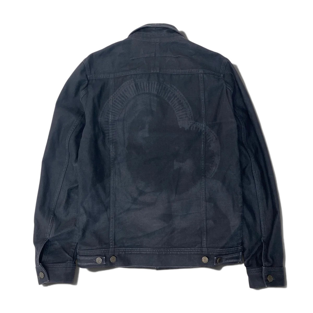 Mh1 GIVENCHY 2013AW マリア デニムジャケット Mサイズ ブラック メンズ 男性用u02t