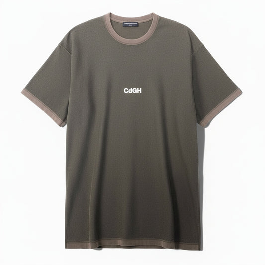 78b5 COMME des GARCONS HOMME コムデギャルソンオム 24SS CdGHLOGO INSIDE TEE インサイドアウト Tシャツ 半袖カットソー HM-T011-051-1-3 Mサイズ ブラウン系 コットン メンズk02i