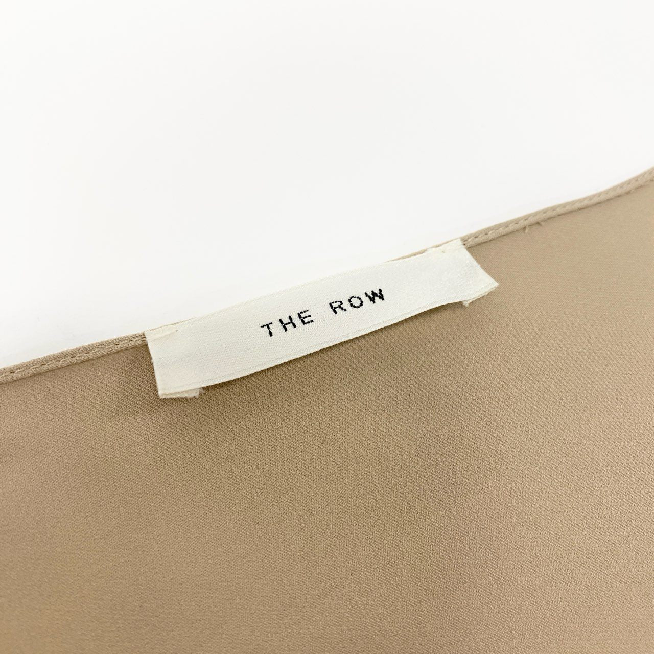 61k28 《極美品》 THE ROW ザロウ シルクブラウス シャツ ドルマンスリーブ トップス XS ベージュ レディースu02t
