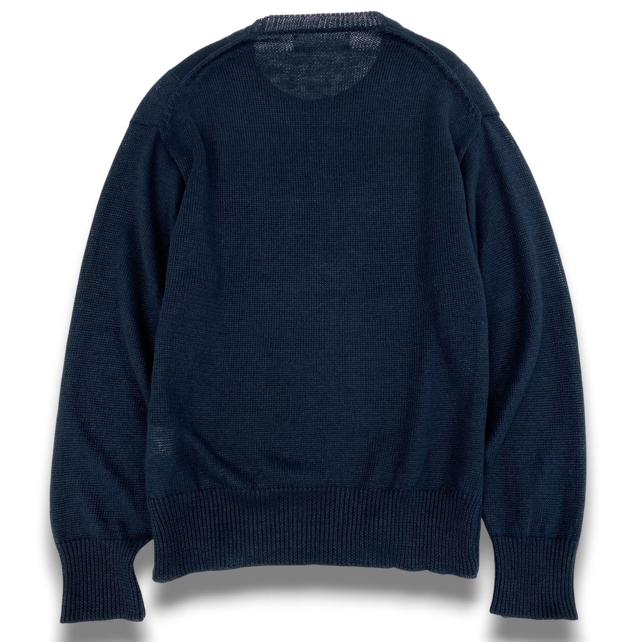 Ab20 COMME des GARCONS HOOME コムデギャルソンオム 1994 田中オム サマーニット セーター ネイビー ストライプ リネン 90su02t