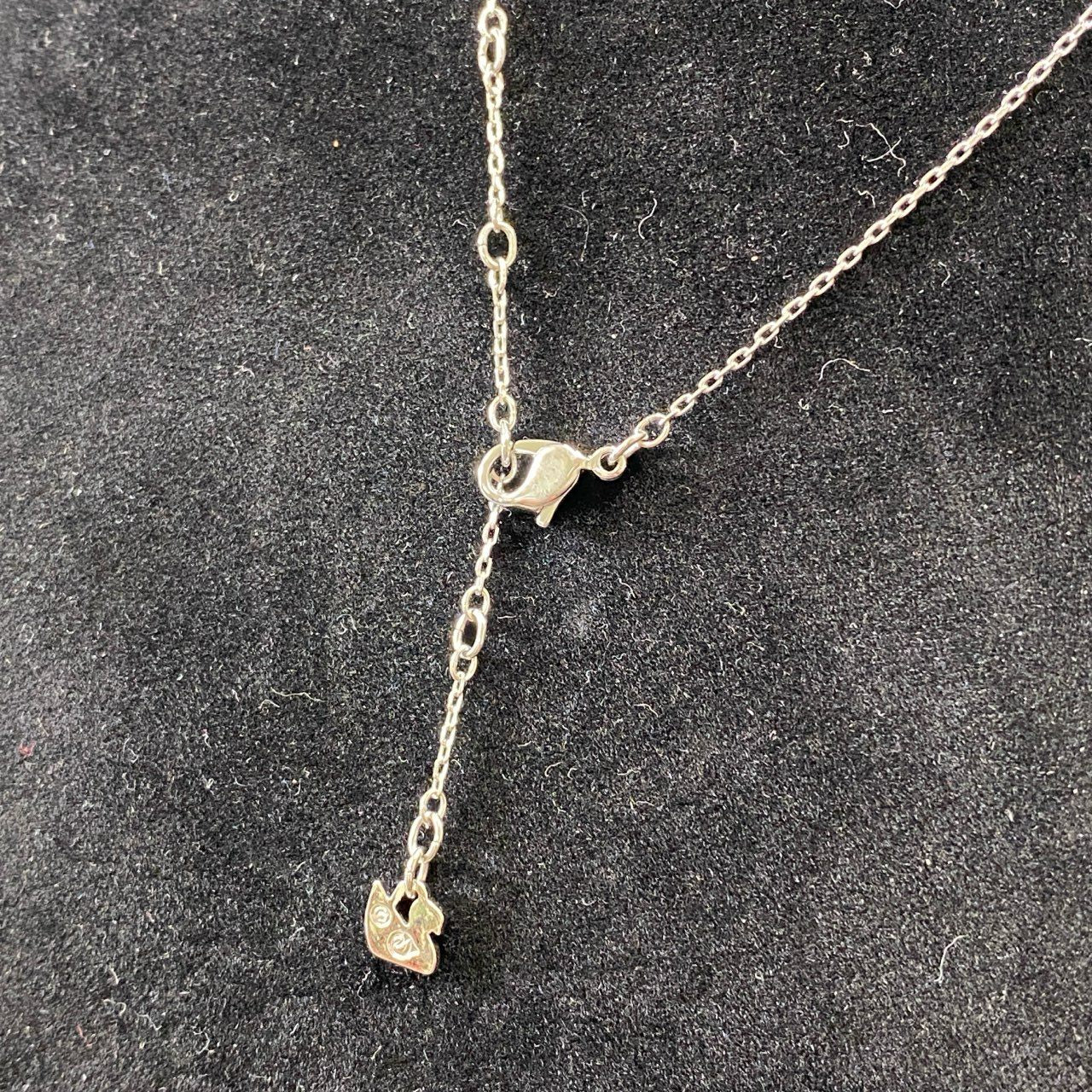 g29 SWAROVSKI スワロフスキー Happy Smile ハッピースマイルチャーム ネックレス シルバー ラインストーン アクセサリー ラグジュアリー