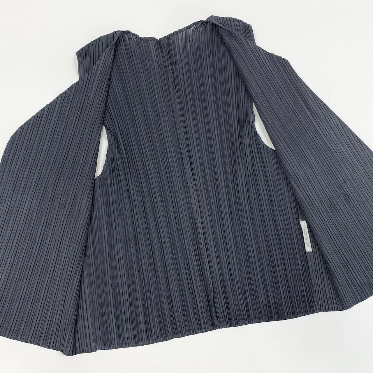 Ae11 PLEATSPLEASE プリーツベスト ジレ トップス グレー レディース 女性用ta1