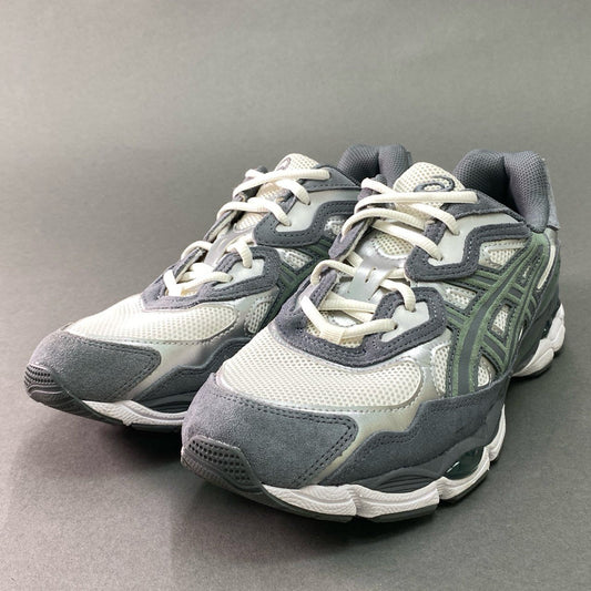 3g9 《美品》 asics アシックス GEL NYC スニーカー F921123 28cm グレー シューズ ゲルニューヨーク 紳士靴 ランニング