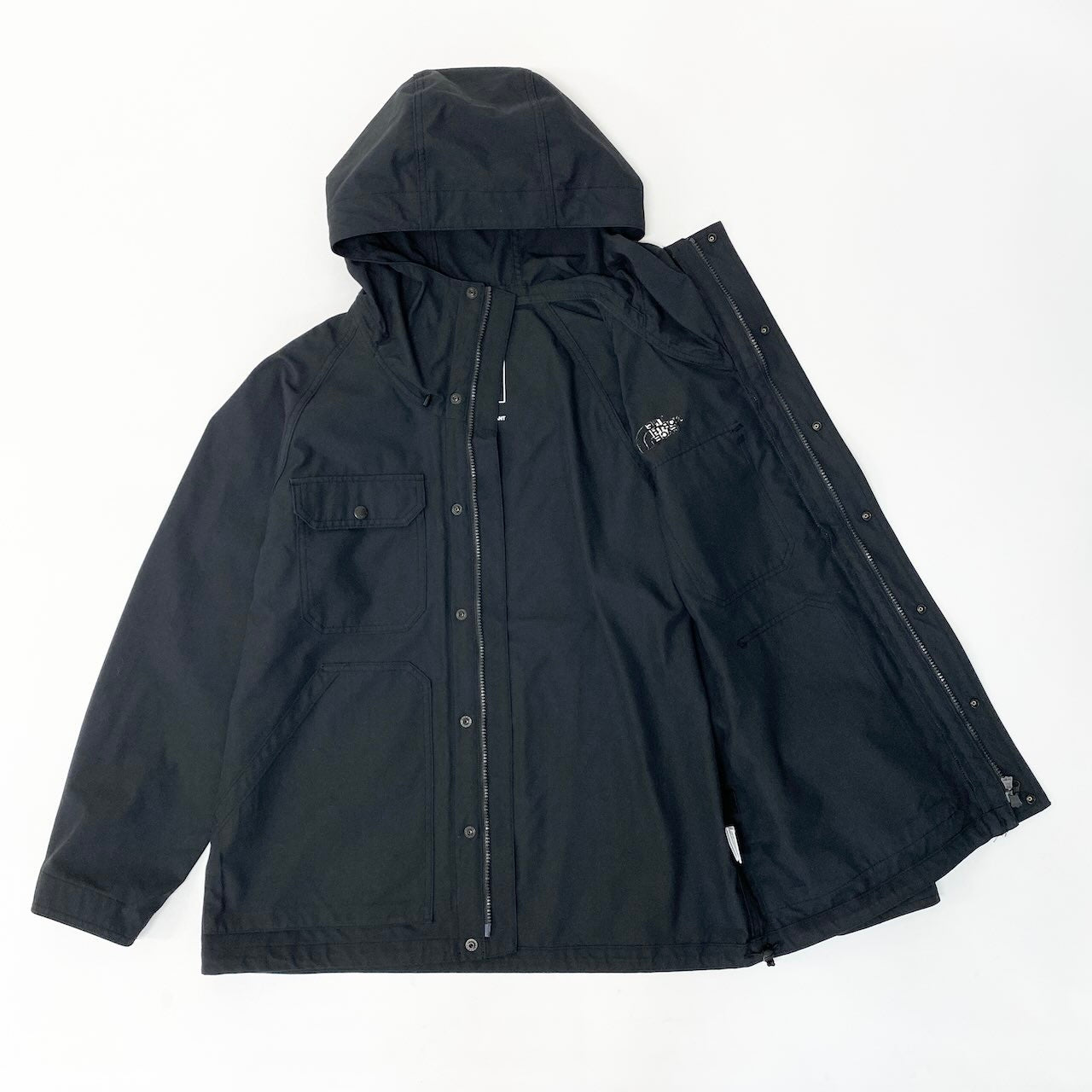 4c29 THE NORTH FACE ザ ノースフェイス ジップインマグネ ファイヤーフライ マウンテンパーカー ジップパーカー ジャケット NP72132 Lサイズ ブラック メンズ 男性用u02t