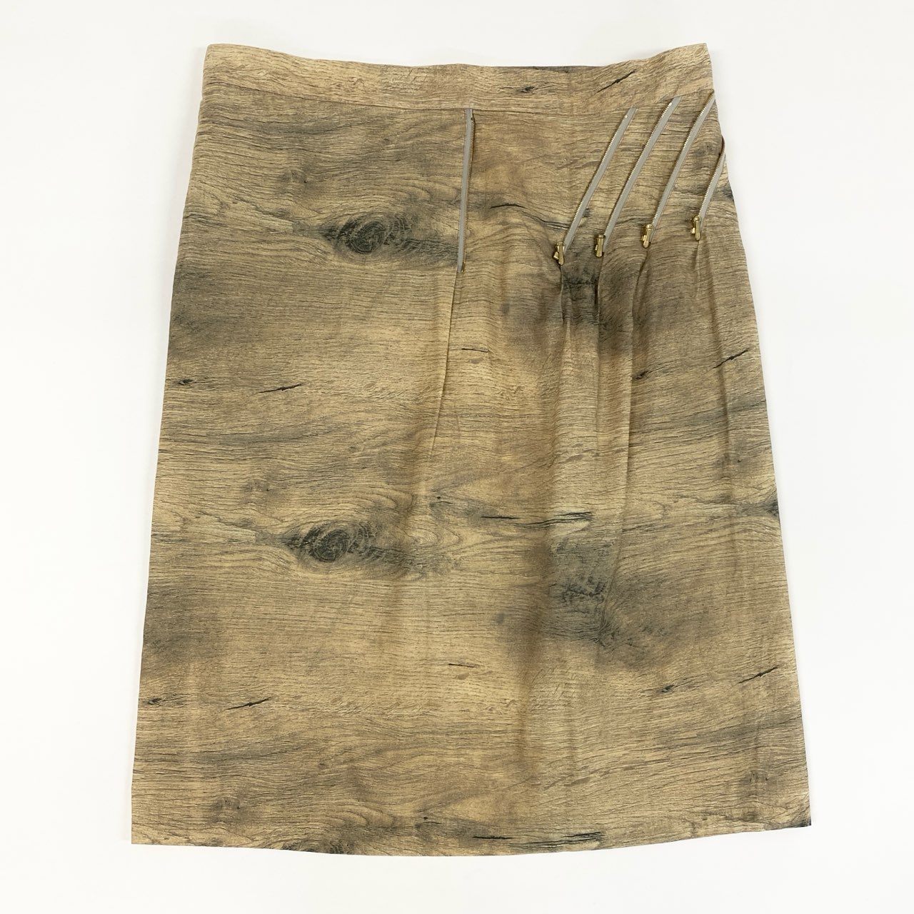 17f30 《極美品》 BLESS ブレス N°64 2025ss SMLXL skirt WOODBEIGE 膝丈スカート フレアスカート サイズ0S ベージュ系 コットン レディース 女性用