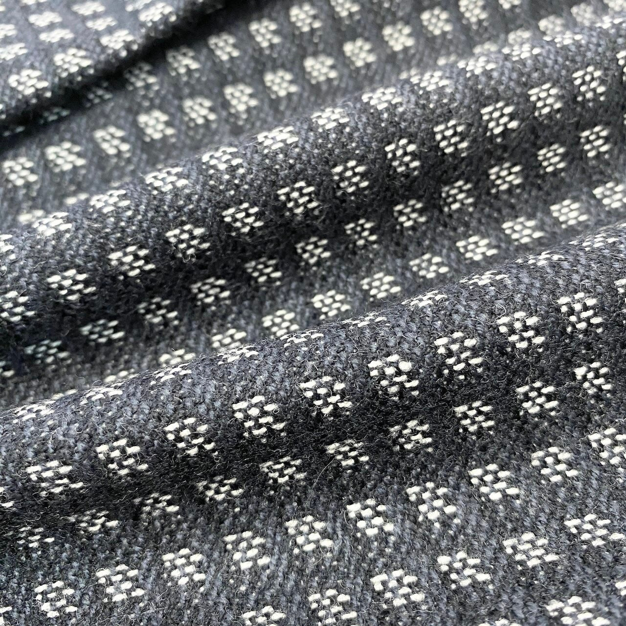 22e7 EMPORIO ARMANI エンポリオアルマーニ DAVID LINE テーラードジャケット シングル 1B 総柄 サイズ48 ネイビー メンズ 紳士服u02t