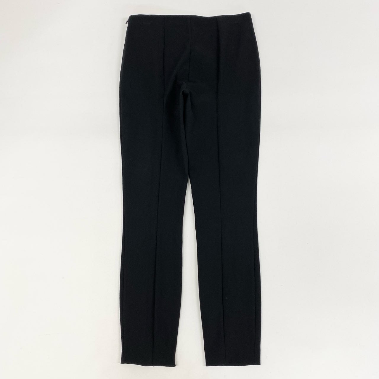 84i10THE ROW ザロウ ウエストゴム Thild Pant スキューバパンツ スキニー ボトムス サイドジップ ブラック レディースk02i