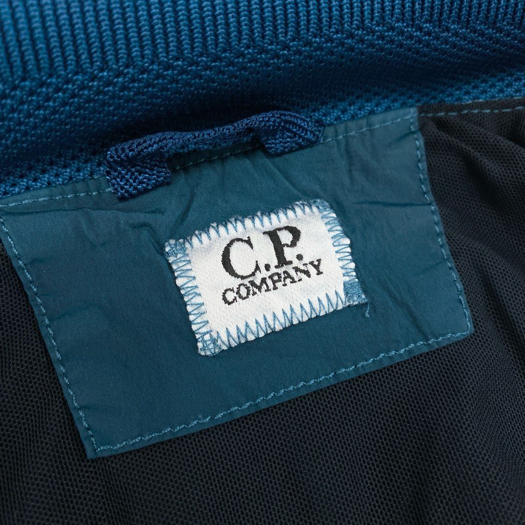 40l25【美品】C.P.COMPANY シーピーカンパニー ゴーグルジャケット ナイロンジャケット 2014SS フード着脱可 14SCPUC04572 001020 Sサイズ相当 グリーン メンズu02t