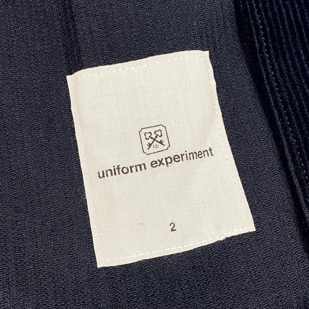 59d28 uniform experiment ユニフォームエクスペリメント CORDUROY WORK JACKET コーデュロイワークジャケット テーラードジャケット UE-232001 サイズ2 ネイビー コットン100％u02t