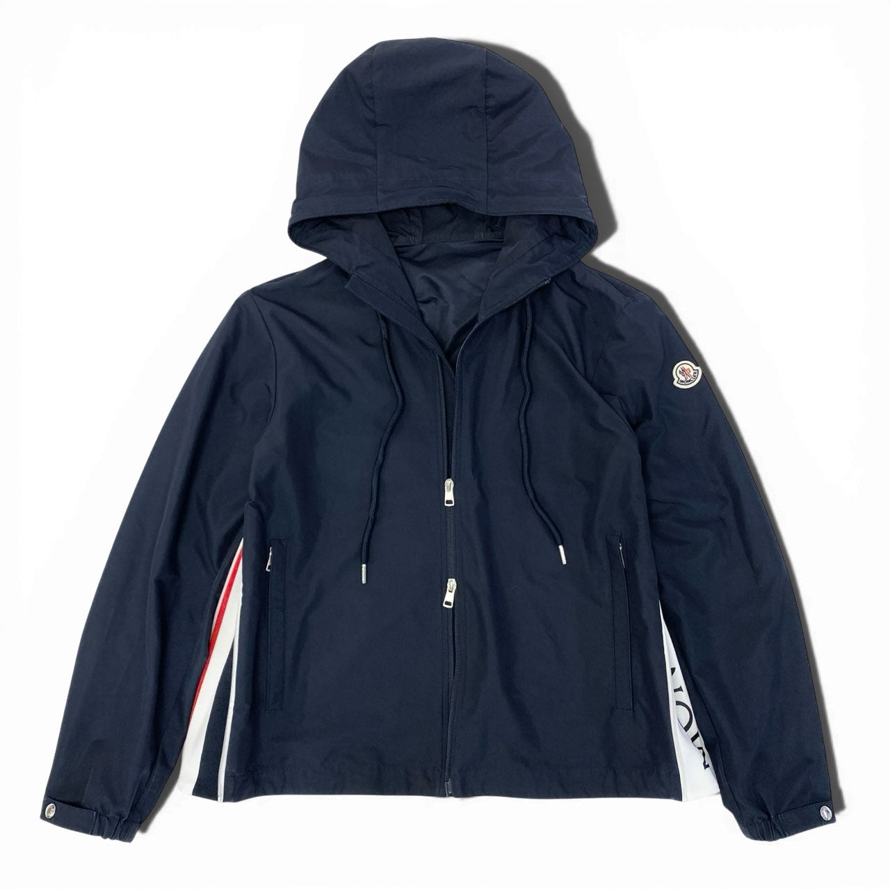 62a28 MONCLER モンクレール 23SS ATRIA WZIP ナイロンジャケット パーカー フーディ I10911A00008 2 ネイビー メンズo07t