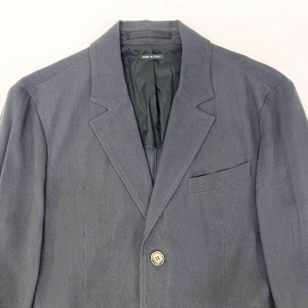 22l28 GIORGIO ARMANI ジョルジオアルマーニ スーツセットアップ テーラードジャケット スラックスパンツ 三釦 TSG52W 0S403 48サイズ グレー メンズ 男性用o07t