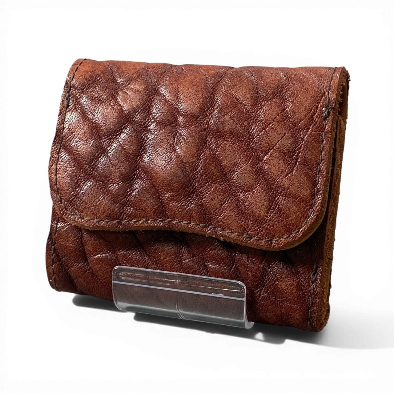 c23 Y2 Leather ワイツーレザー ブルハイド トリドールドウォレット ブラウン レザー 財布 3つ折り財布 メンズ アメカジk02i