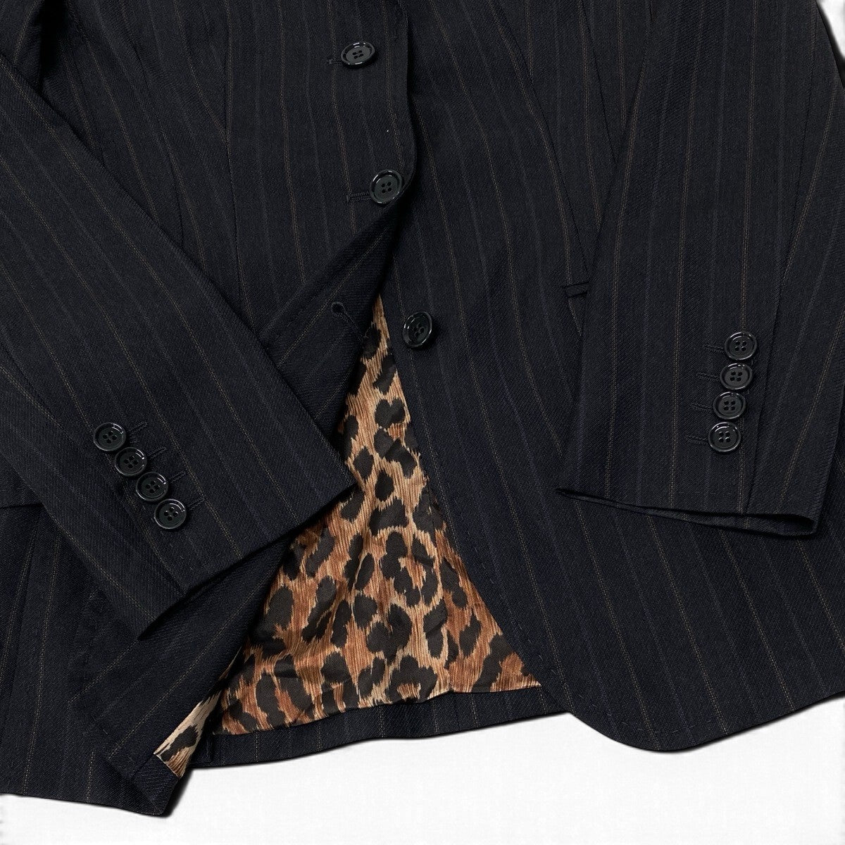 i27 【美品】DOLCE＆GABBANA スーツセットアップ テーラードジャケット スラックスパンツ イタリア製 38サイズ グレー ウール100％ レディース 女性用u02t