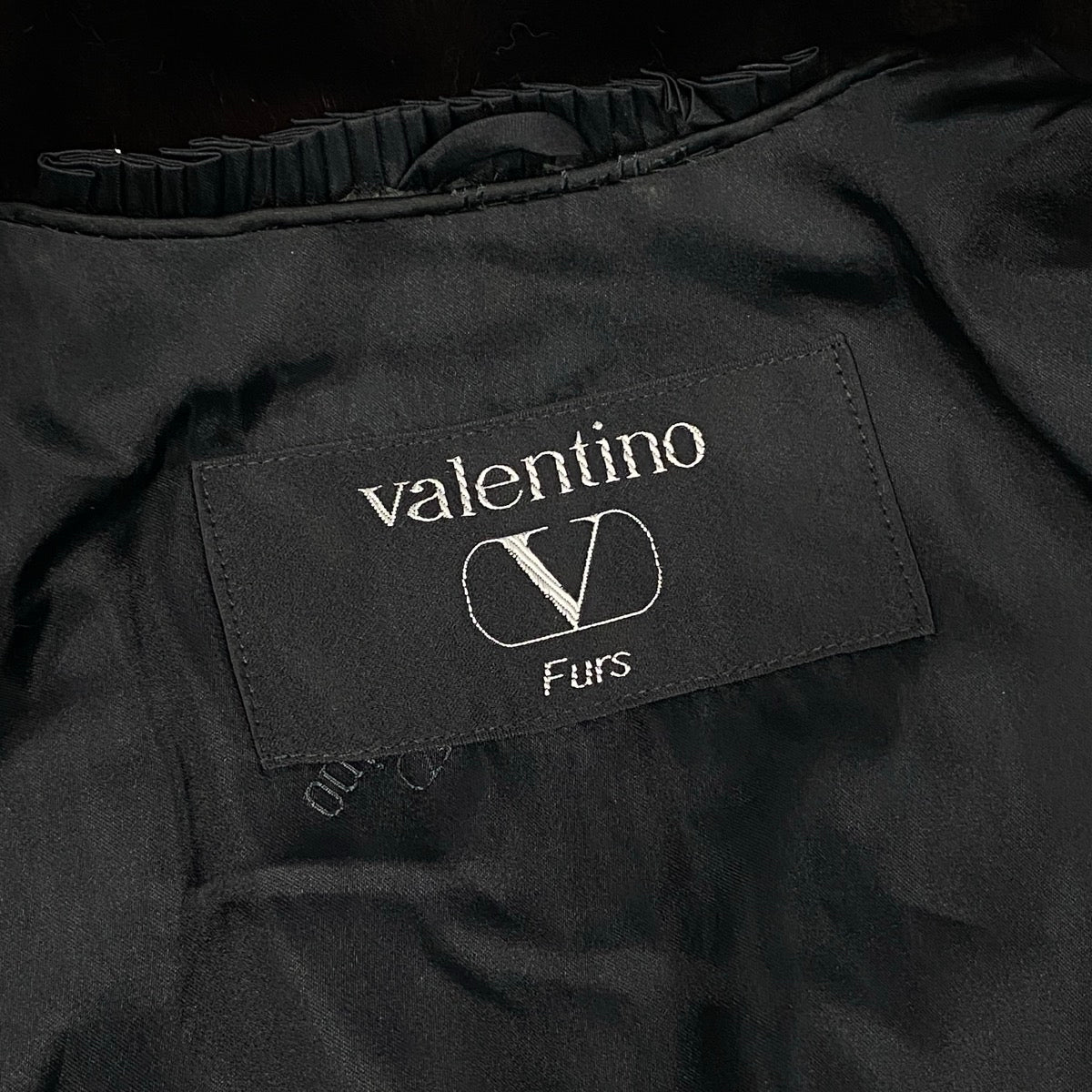 79f10 VALENTINO ヴァレンティノ 袖ボタン デミバフミンク ファーコート サイズF ブラウン 最高級本毛皮 Mink Fur Coatt18r