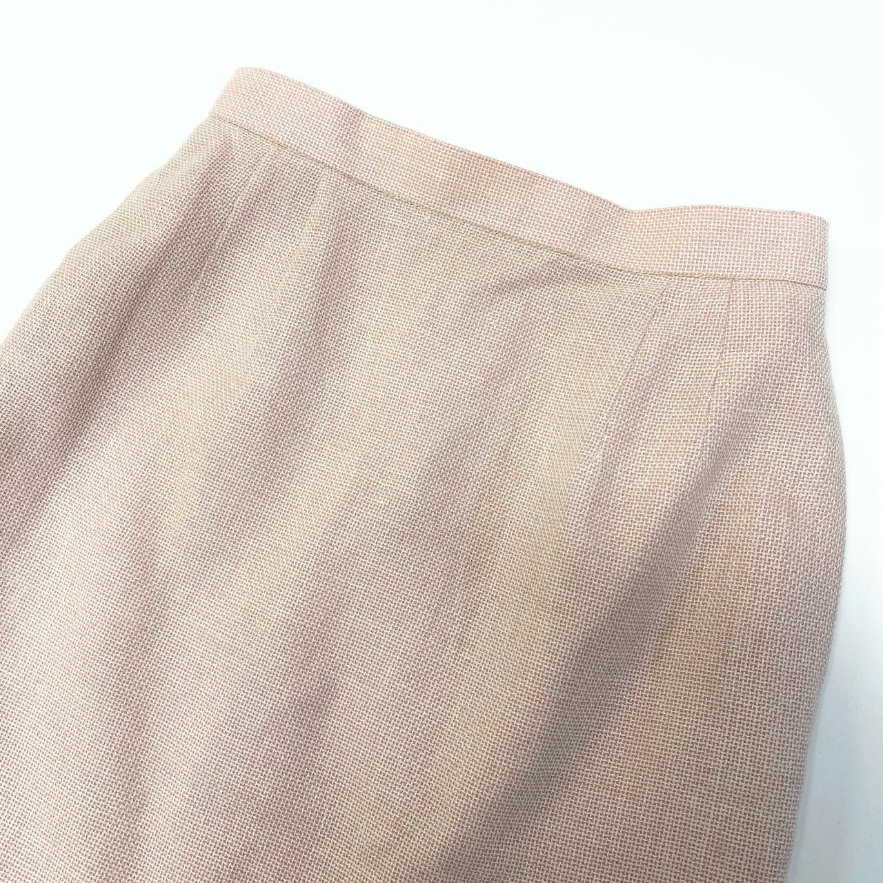 76a28 Vintage Dior Mademoiselle ディオール マドモアゼル クロップドジャケット スカート セットアップ 装飾ボタン M ピンク レディースu02t