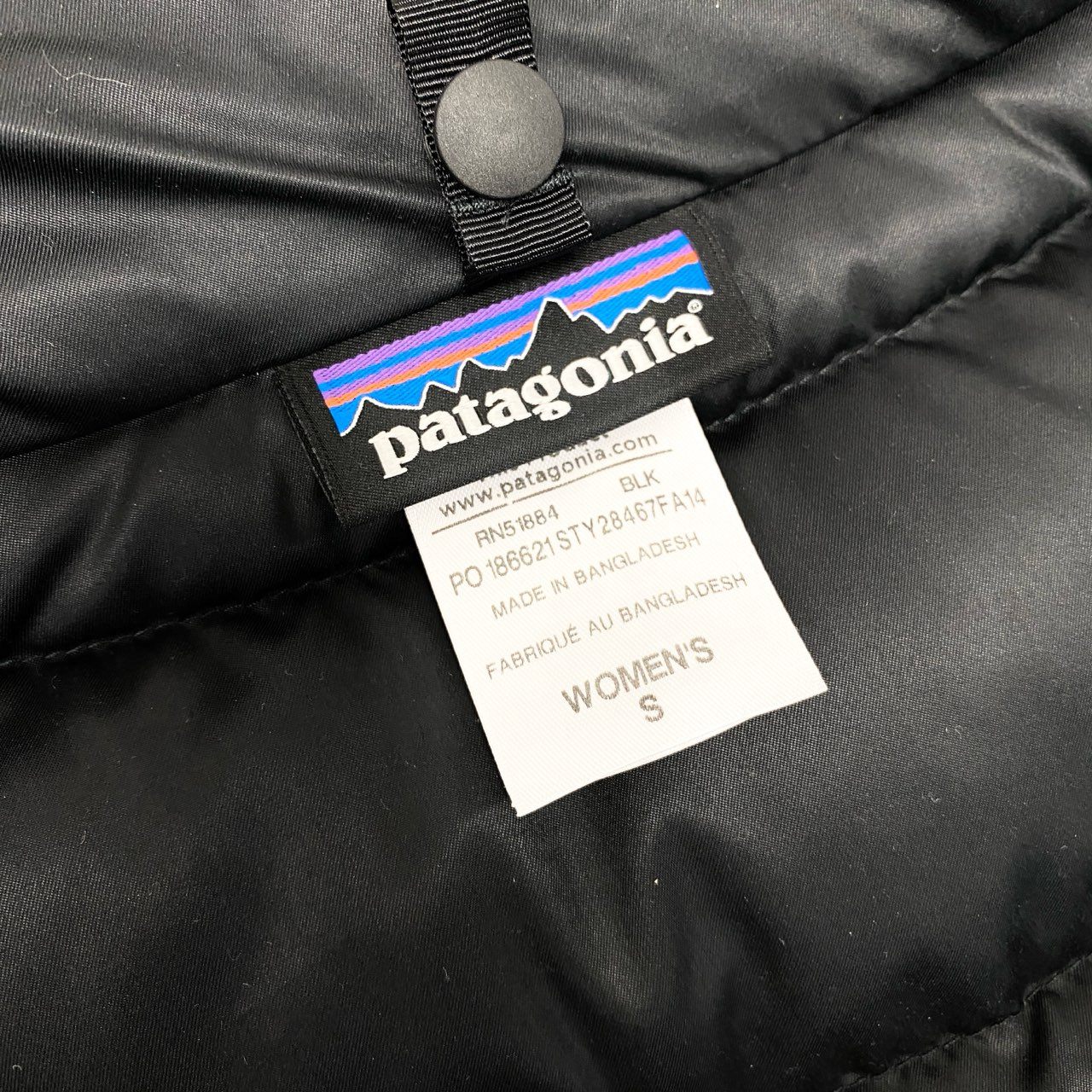 47h26 Patagonia パタゴニア フーデッド ロングダウンコート  STY28467FA14 Sサイズ ブラックレディースo07t