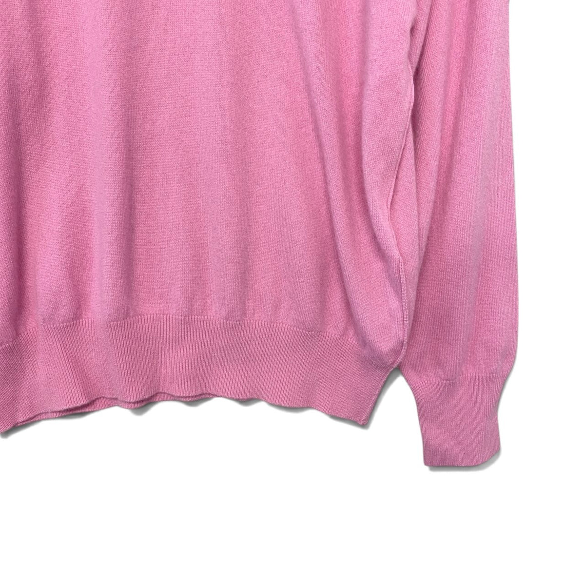 70i14 【美品】DESIGNWORKS デザインワークス ハイネックニットセーター カシミヤニット トップス 38サイズ ピンク カシミヤ100％ レディース 女性用u02t