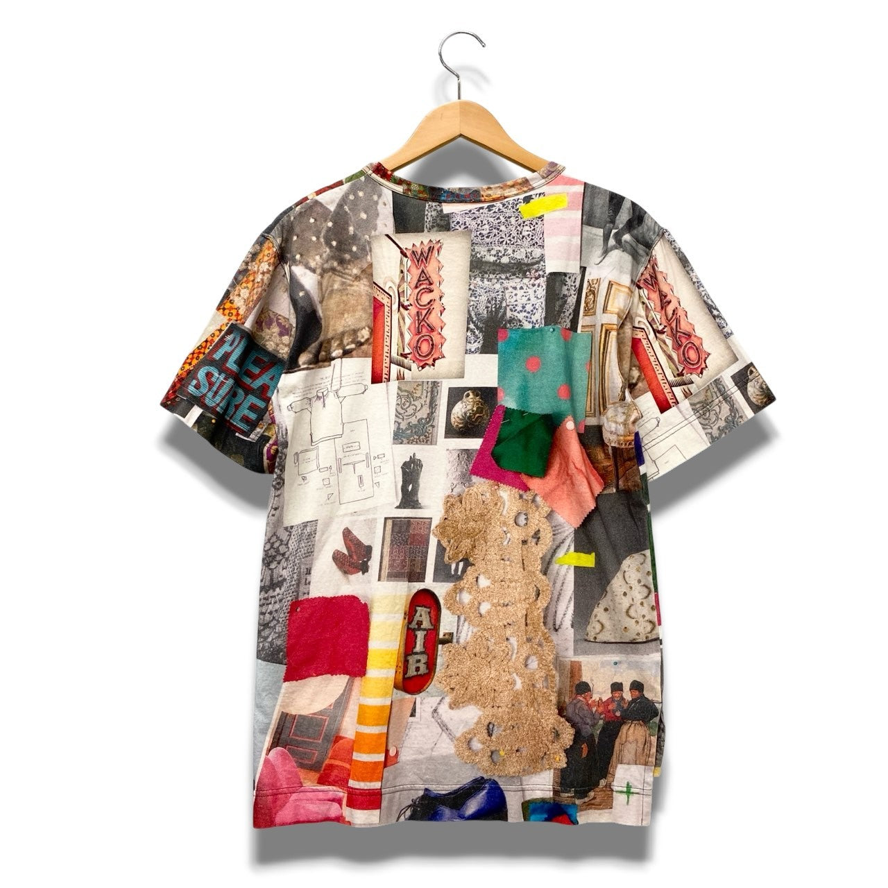 78b26 Vivienne Westwood ヴィヴィアンウエストウッド ムードボード半袖Tシャツ コットンTシャツ 総柄プリント 1612-331022 Mサイズ マルチカラー コットン100％ レディース 女性用u02t