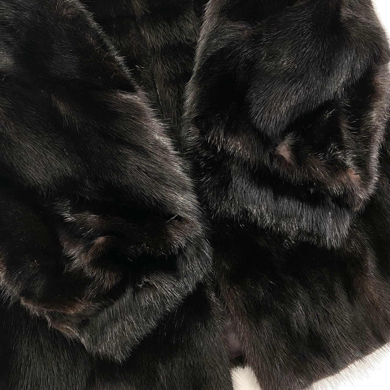 57a14 SAGA MINK サガミンク 金サガ 横段 ダークミンク ロングコート サイズ13 ダークブラウン 最高級本毛皮 Mink Fur Capet18r